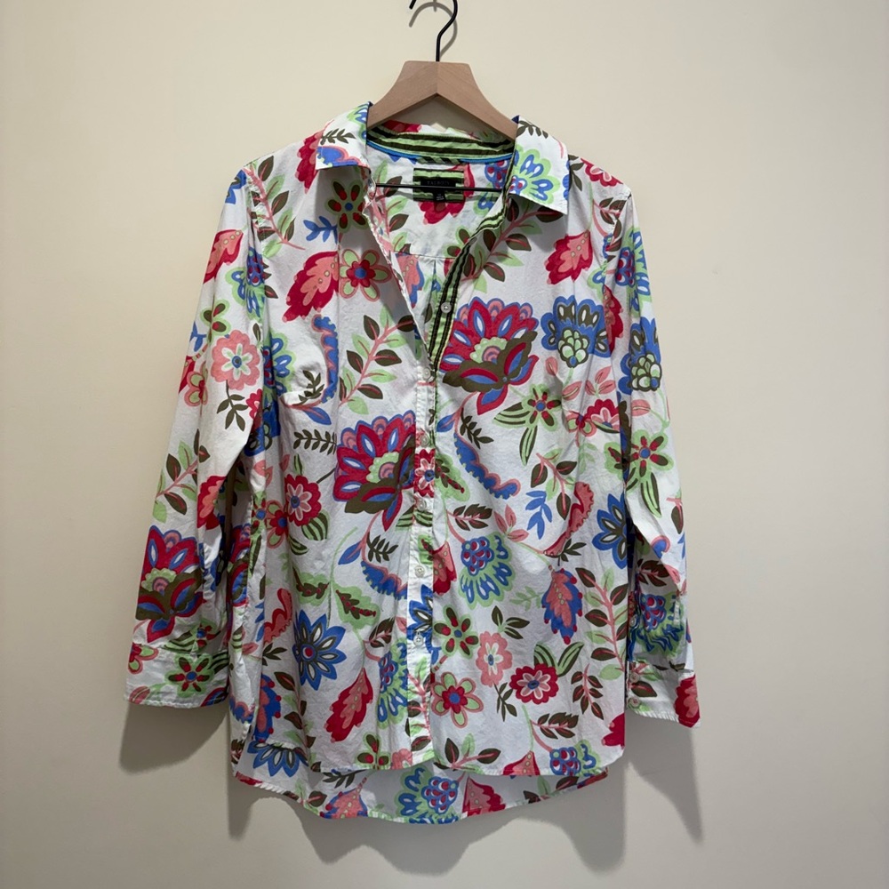 Talbots Plus Women’s Button Down Top - image 1